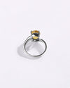 Smart Golden Topaz (Sunahara Pukhraj) Ring – 925 Silver - #1153N4