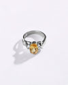 Certified Golden Topaz (Sunahara Pukhraj) Ring – 925 Silver - #1210N4