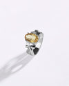 Certified Golden Topaz (Sunahara Pukhraj) Ring – 925 Silver - #1210N4