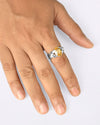 Certified Golden Topaz (Sunahara Pukhraj) Ring – 925 Silver - #1210N4