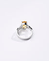 Elegant Golden Topaz (Sunahara Pukhraj) Ring – 925 Silver - #1104N4