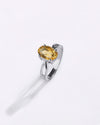 Classic Golden Topaz (Sunahara Pukhraj) Ring – 925 Silver - #1102N4