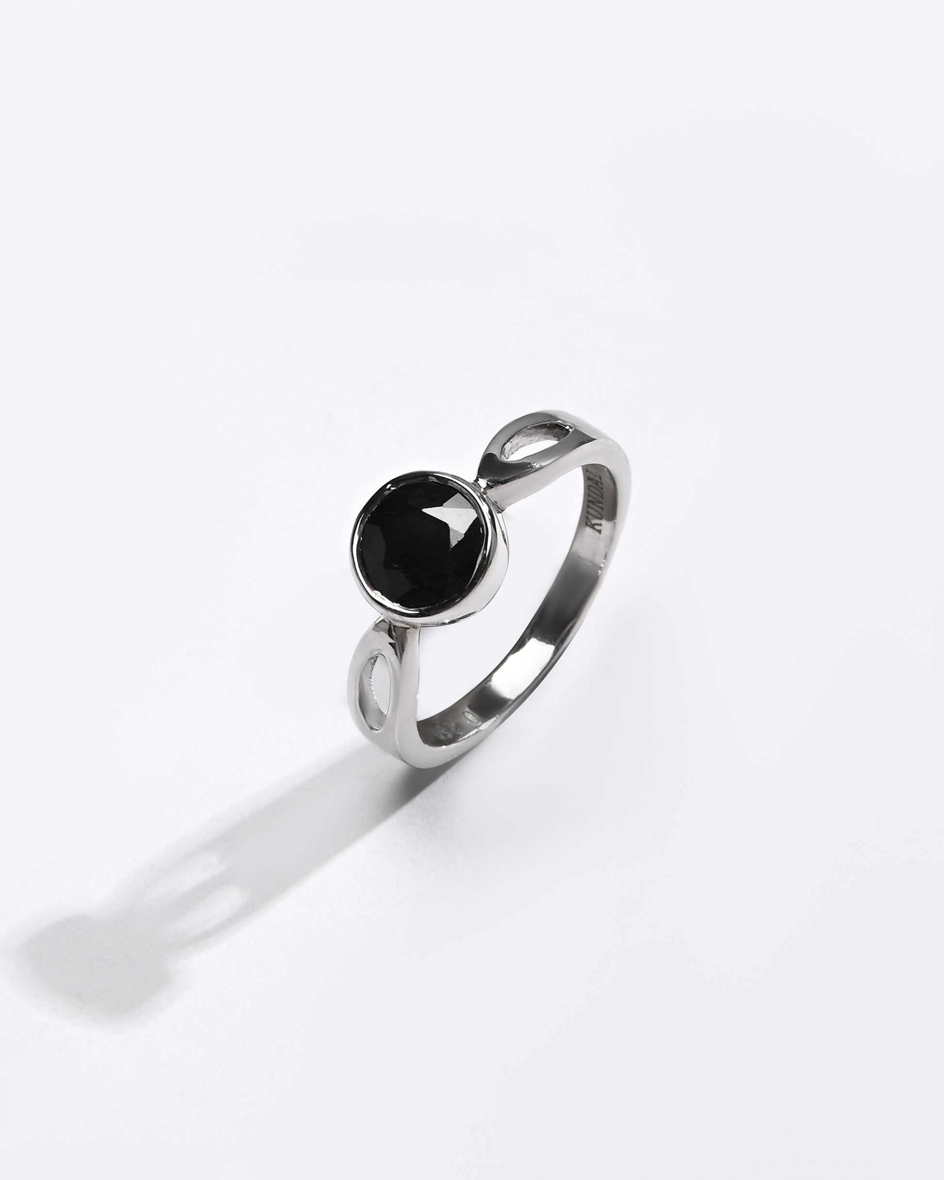 925 Silver Blue Sapphire (Neelam) Ring - 1102B - Myra