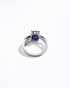 Daily Wear Blue Sapphire (Neelam) Ring – 925 Silver - 1102N4