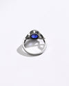 Premium Blue Sapphire (Neelam) Ring – 925 Silver - 1105B
