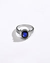 Natural Blue Sapphire (Neelam) Ring – 925 Silver - #1134B