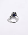 Natural Blue Sapphire (Neelam) Ring – 925 Silver - #1134B