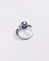Deep Blue Sapphire (Neelam) Ring – 925 Silver - 1152B