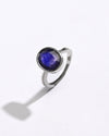 Classic Blue Sapphire (Neelam) Ring in 925 Silver - #1201B