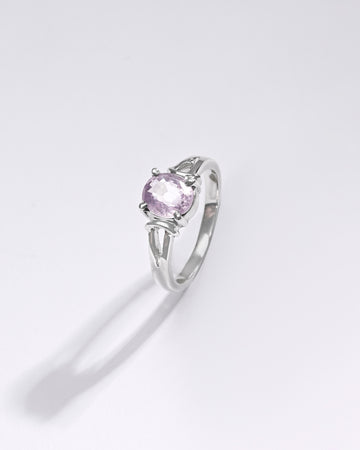 Premium Blue Sapphire (Neelam) Ring in 925 Silver - #1148N4 - Myra