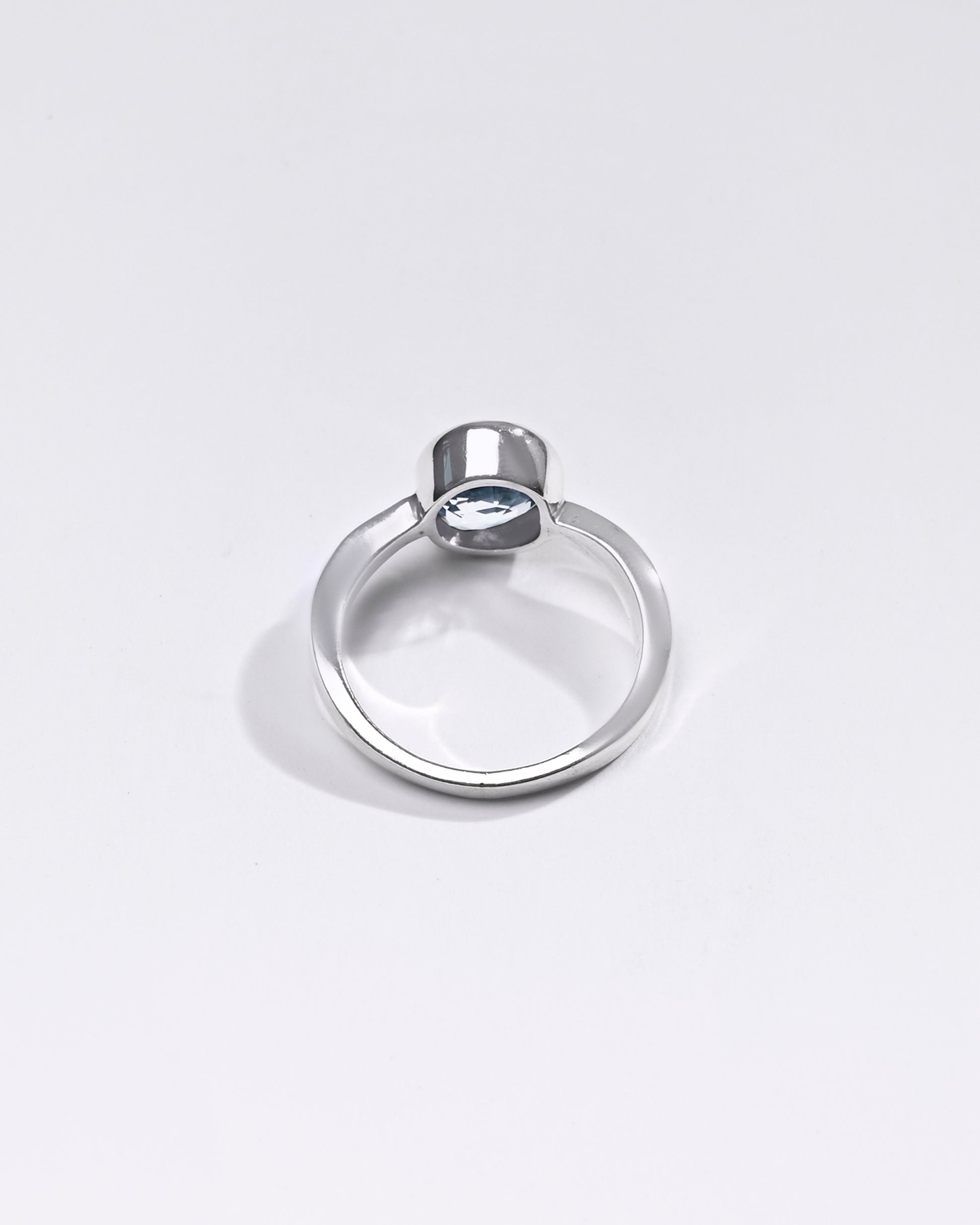 Premium Blue Sapphire (Neelam) Ring in 925 Silver - #1201B - Myra