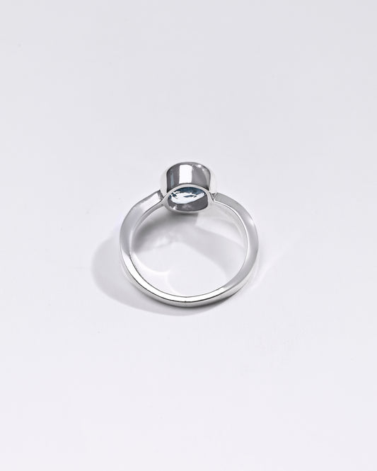 Premium Blue Sapphire (Neelam) Ring in 925 Silver - #1201B - Myra