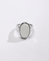 Luxe Opal (Doodhiya) Ring – 925 Silver - #1224B