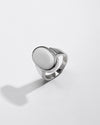 Luxe Opal (Doodhiya) Ring – 925 Silver - #1224B