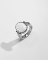 Premium Opal (Doodhiya) Ring – 925 Silver - #1236B