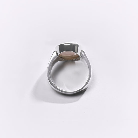 Premium Opal (Doodhiya) Ring in 925 Silver - #1224B - Myra
