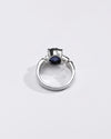 Focused Blue Sapphire (Neelam) Ring – 925 Silver - #1283N4