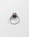 Ruby (Manik) Ring – 925 Silver Minimalist - #1134B