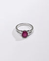 Essential Ruby (Manik) Ring – 925 Silver - #1148N4