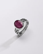 925 Silver Ruby (Manik) Ring - #1162B