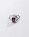 Ruby (Manik) Gemstone Ring – 925 Silver - #1191B