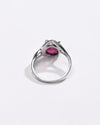 Luxe Ruby (Manik) Ring – 925 Silver - #1192N4