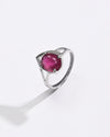 Luxe Ruby (Manik) Ring – 925 Silver - #1192N4