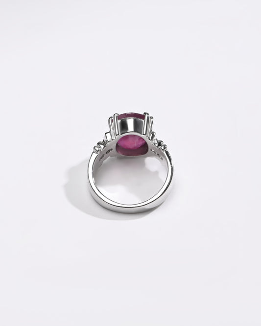 Royal Ruby (Manik) Ring – 925 Silver - #1199N8