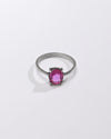 Bold Ruby (Manik) Ring – 925 Silver - #1216N4