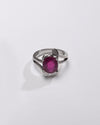 Authentic Ruby (Manik) Ring in Sterling Silver -  #1151N4