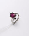 Authentic Ruby (Manik) Ring in Sterling Silver -  #1151N4