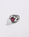 Pure Energy Ruby (Manik) Ring – 925 Silver - #1284B