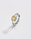 Daily Wear Yellow Sapphire (Pukhraj) Ring – 925 Silver - #1150N4