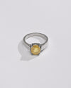 Rich-Hue Yellow Sapphire (Pukhraj) Ring – 925 Silver - #1200
