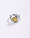 Yellow Sapphire (Pukhraj) Ring – 925 Silver Crafted - #1103B