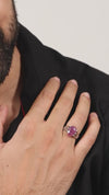 Natural Ruby (Manik) Ring in 925 Silver - #1237