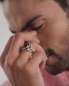 Pure Energy Ruby (Manik) Ring – 925 Silver - #1284B