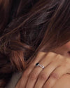 925 Silver Blue Sapphire (Neelam) Ring - 1102B Ro